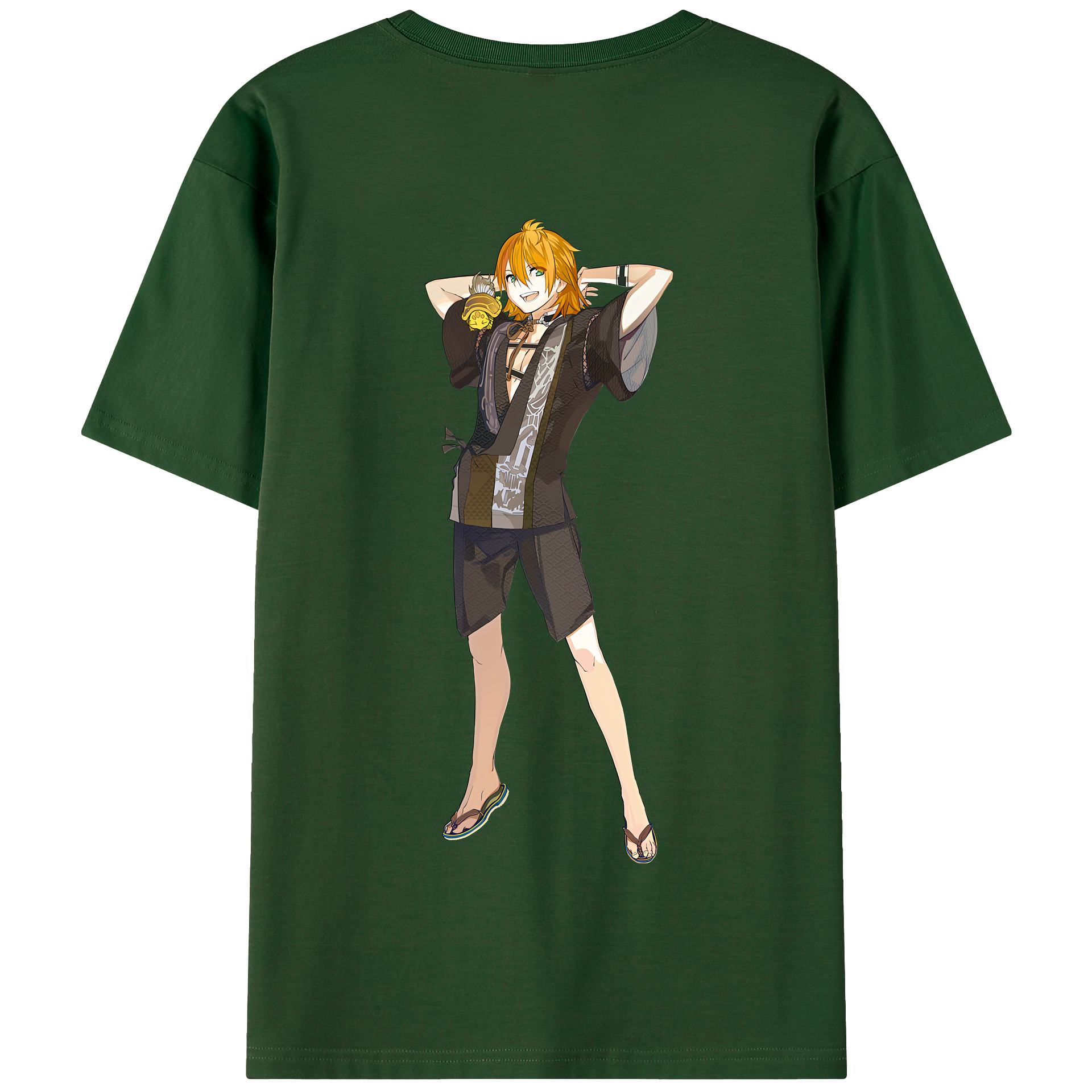 （画像用） 刀剣乱舞 Touken Ranbu 綿100％半袖Tシャツ（背面プリント）